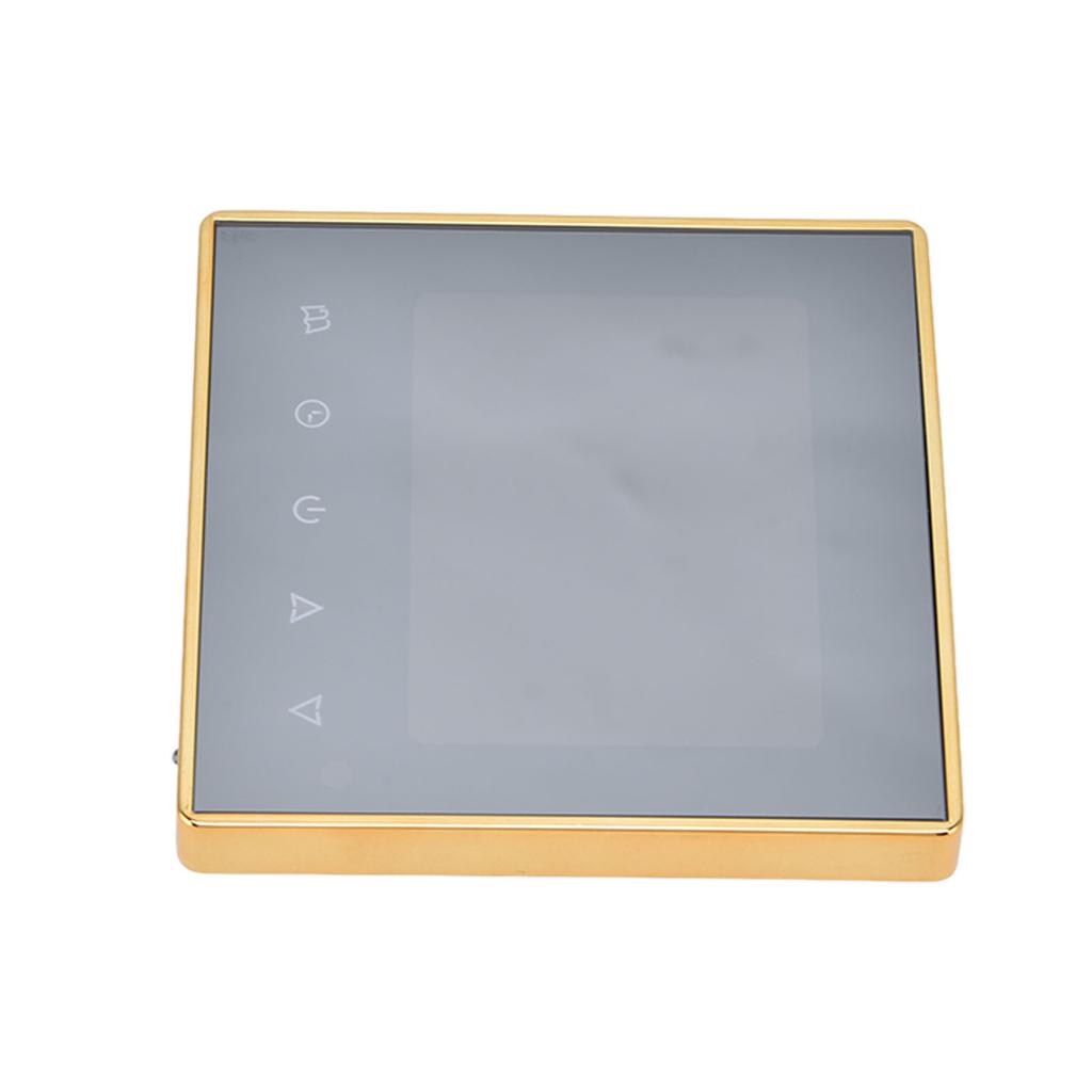 Smart Thermostat Multifunction Programmable Thermostat for Air Conditioner Water Heating Underfloor Heating AC220V Gold