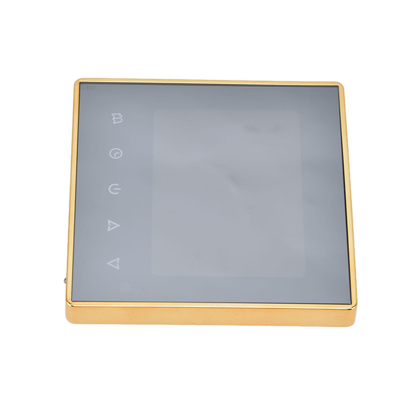 

Smart Thermostat Multifunction Programmable Thermostat for Air Conditioner Water Heating Underfloor Heating AC220V Gold золотий