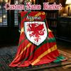 1pc Easy-Care Wales National Football Team (2) Blanket, Perfect for Couch, Bed, Home, Travel and More, Warm and Durable Printed Blanket