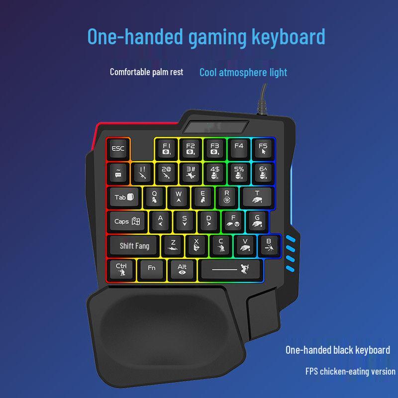 

Компактная механическая игровая клавиатура для киберспорта, управляемая одной рукой