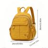 Mini-Rucksack für Damen Mehrfarbig Leichtes Nylon Kleiner Rucksack Mehrere Fächer Aufbewahrungsrucksack für Schule Reisen Täglichen Gebrauch und Wochenendausflüge