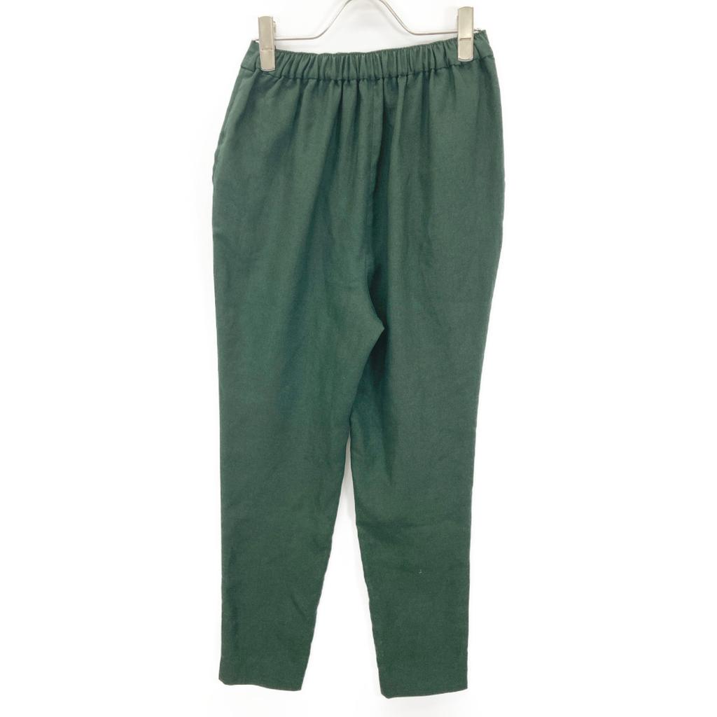 ENFOLD 300DS631-2540 Green Linen-Like Rubber Shoppers Pants Bottoms 36 khakiUsed
