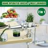 Stainless Steel Wheat Grass Wheatgrass Slow Juicer Vegetable Fruit Orange Extractor Machine Home Kitchen Manual Meat Grinders