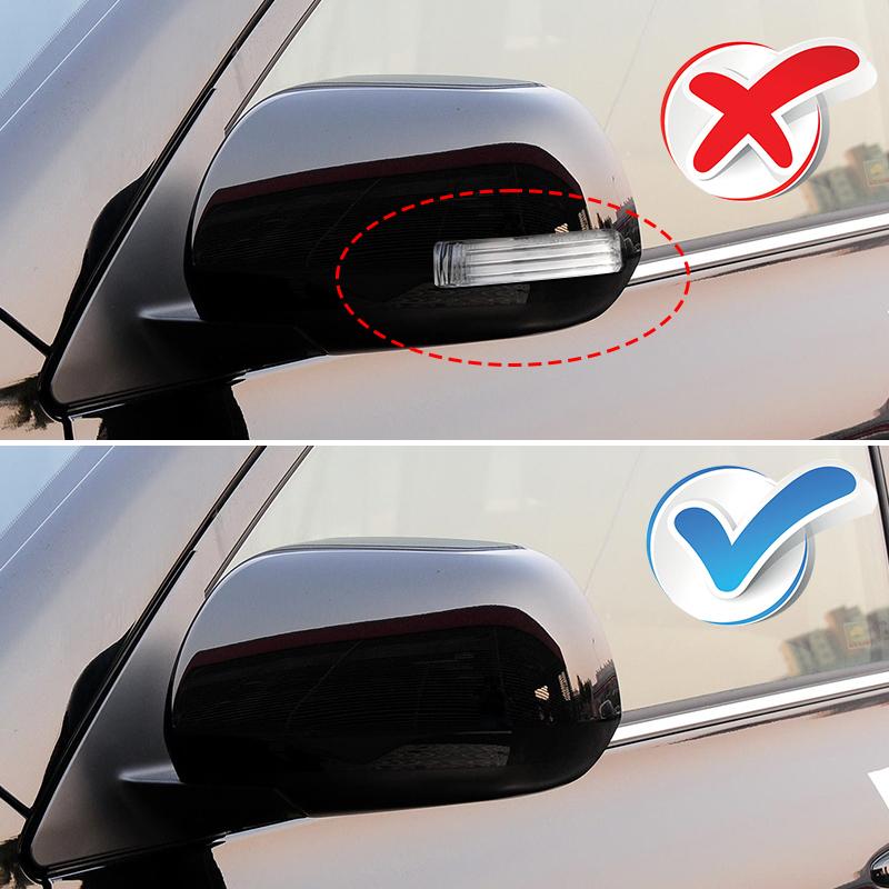 Left Right Door Wing Rearview Mirror Cover Cap For Toyota Sienna 2011 2012 2013 2014 2015 2016 2017-  W/O Turn Signal Light