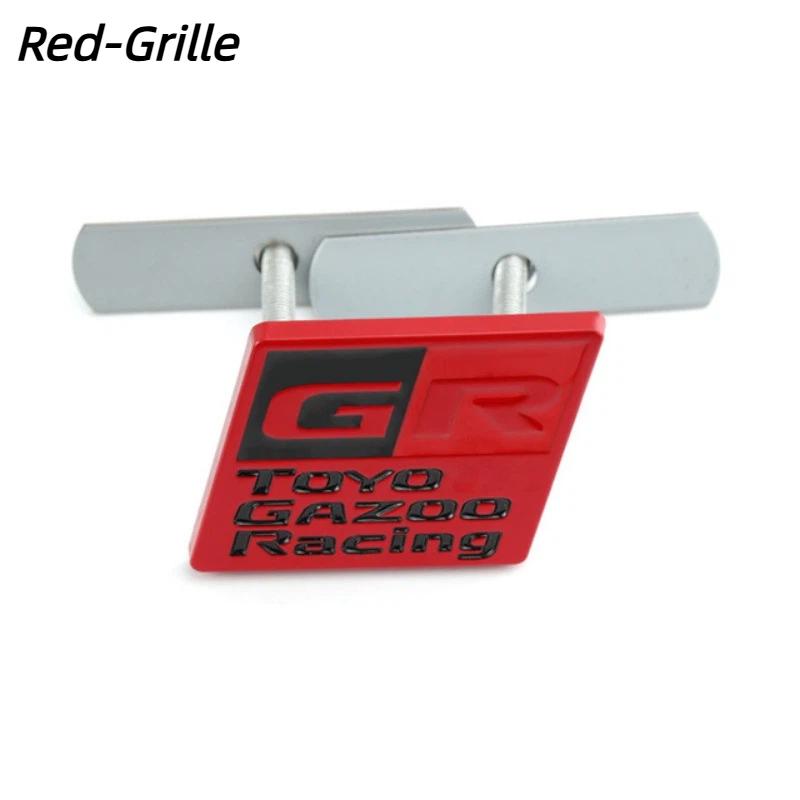 Kovová nálepka na auto GR Gazoo Racing Logo Znak Odznak Obtisk pro HV Y-ARiS GRMN 86 P-rius H-arrier