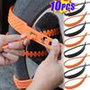 10-1 Pcs Chaînes à Neige pour Voiture Moto Réutilisables Pneu Antidérapant/Glissant Attache Hiver Urgence Ceinture de Sécurité Chaîne de Pneu Accessoires Moto