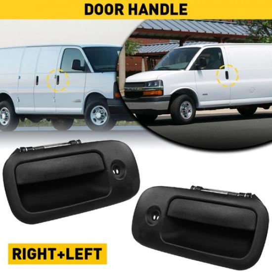 

Exterior Door Handle For 96-2009 Chevrolet Express 1500 Set of 2 Front Primed H