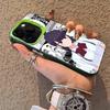 Anime Komi Shouko Phone Case For IPhone 17 16 15 14 13 12 11 Plus Pro Max Multicolor Aurora Laser Shockproof Funda Cover