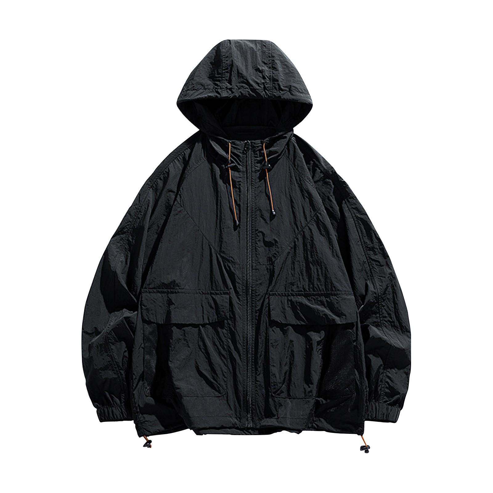 

Men s And Women‘s ’summer Sports Outdoor Light Breathable Anti-ultraviolet Couple Sun Skin Clothing XXL чорний