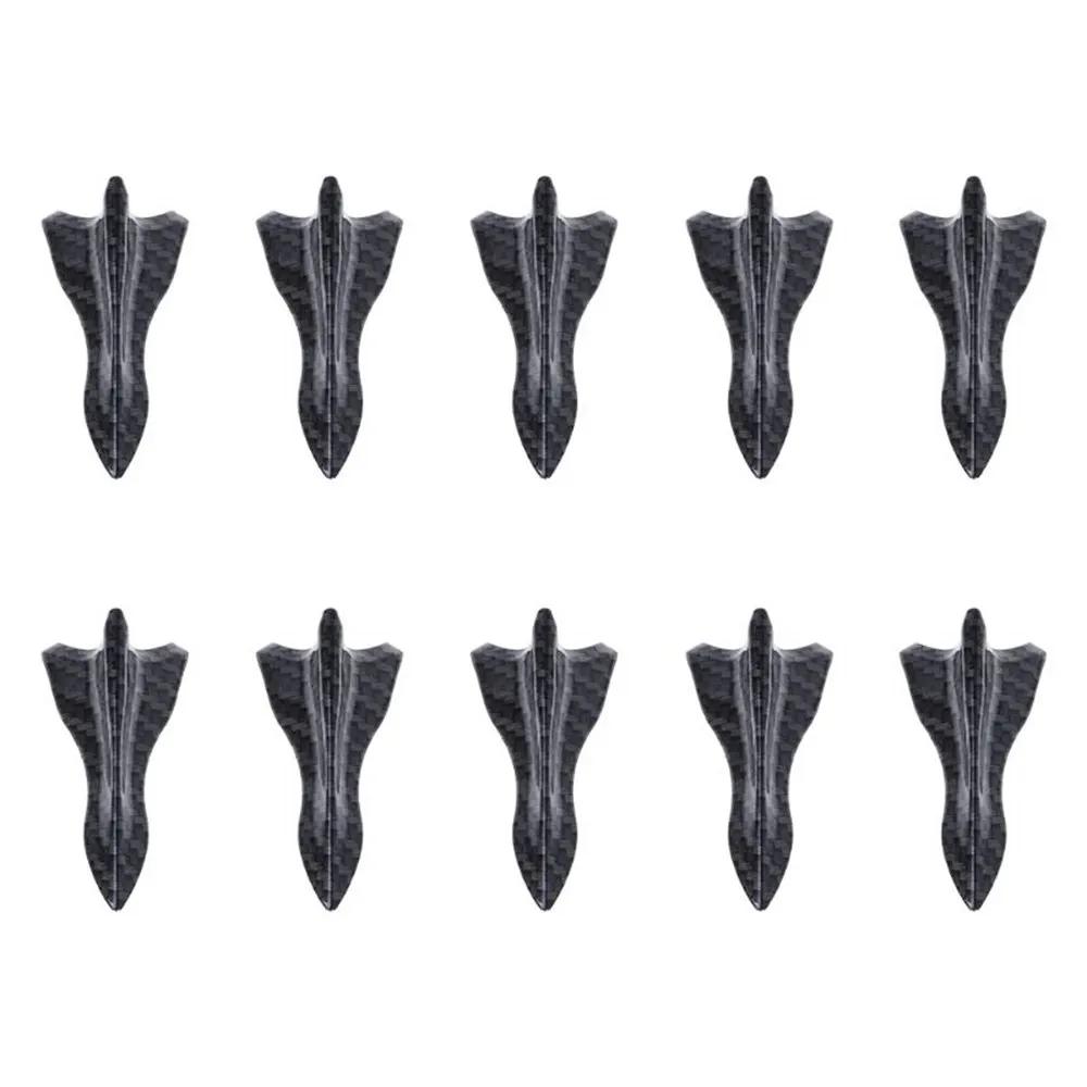 Kit de 10 alerones universales de PU para techo trasero de coche, difusor de aleta de tiburón, generador de vórtice, parachoques, alerón de techo