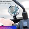 Illuminated Motorcycle Clock Waterproof Anti-Glare HD Display Mini Size for Electric Bikes Outdoor Riding Commuting