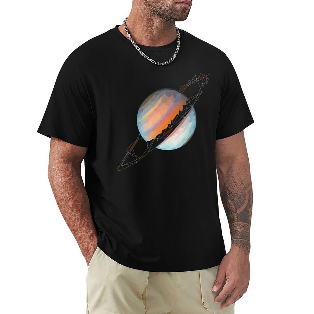 Saturn Tshirt Trendy Pattern Tshirt For Men
