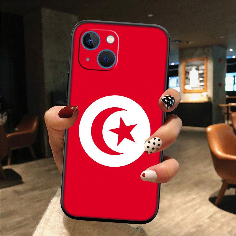 IK72 Tunisian Flag Passport Shell Phone Case for Samsung Galaxy Note 10 20 S23 S24 S25 Ultra FE Plus Edge Lite A02S A35 A07 A17