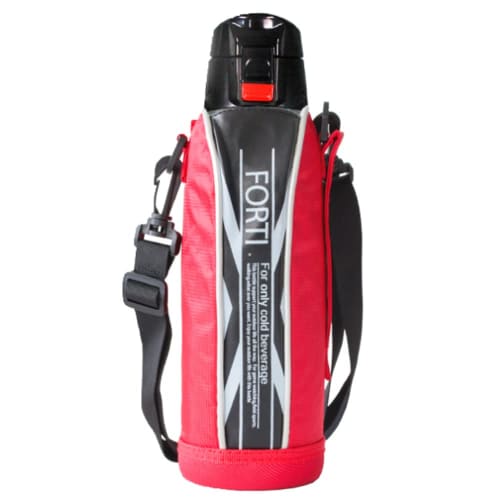 NEW FORTY Stainless Steel Water Bottle, 730ml, Direct Drinking, One-Touch Insulated, with Cover (Red)
