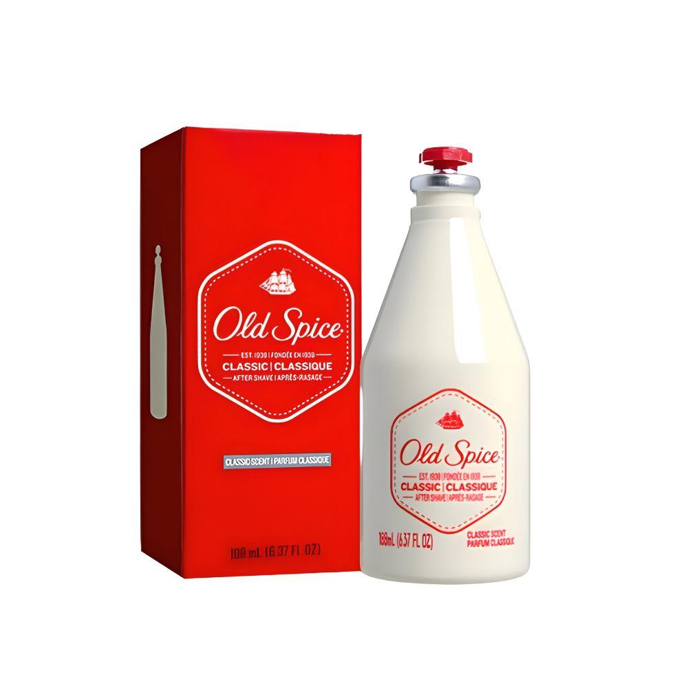 

Old Spice After Shave Classic Splash 188ml for Razor Burn Relief and Instant Cooling Skin Refreshment