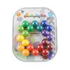 Untrennbares Regenbogenball-Sensory-Fidget-Spielzeug gegen Angstzustände und Autismus. cubo Antiestres Juguetes Antiestrés Para Niños