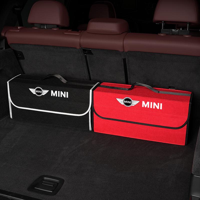 Car Storage Bag Folding Travel Tidying Box Trunk Tools Case For Mini Cooper JCW Works Hatch F54 F55 F56 F57 F60 R50 R52 R53 R55