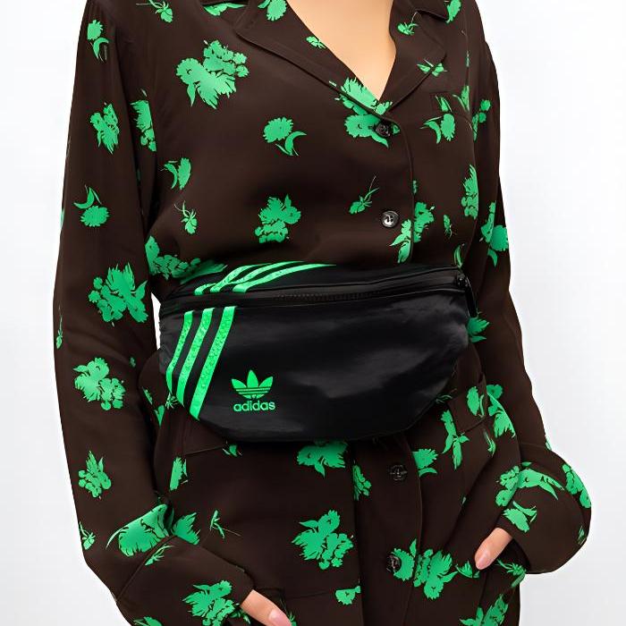 Adidas Polyamide Fanny Pack Unisex Black Adidas GU4316