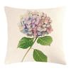 Mother Day Hydrangea Throw Pillow Cover Beautiful Flower Cushions Cover Elegant Pillow Case Fine Linen Material