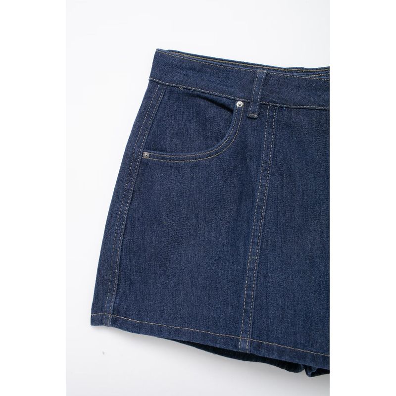 Jnleaog Summer New Arrival Women's Clothing Fashion Style Stylish Fashion All-Match Casual Style Double Breasted Denim Skirted Leggings