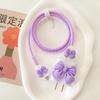 USB Cable Protection Protective Dirt Proof Pink  Print Style Fast Charger Protector Shell For Iphone 11 12 18W 20W