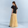 Waiwaiaiem Yy_Stripe Print Design Skirt