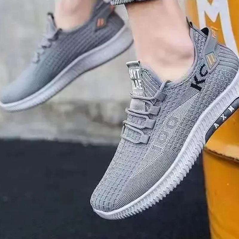Spring Lightweight Deodorant Mens Shoes Breathable Mesh Sneakers Comfortable Trendy Versatile Shoes