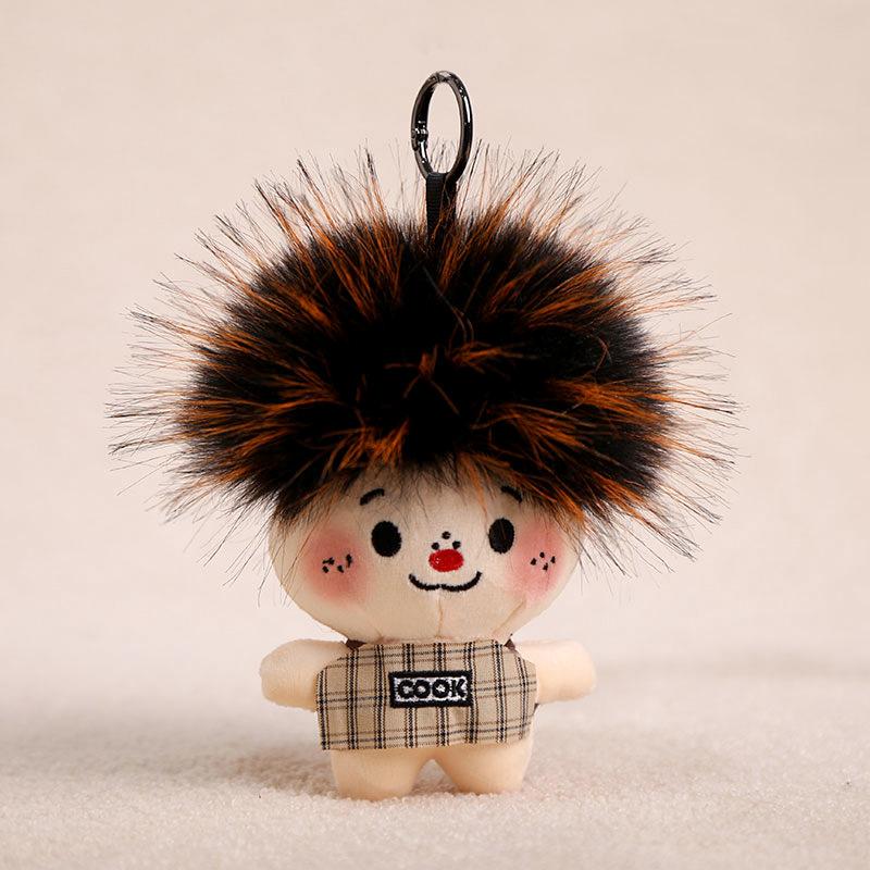 New Grilled Hair Doll Second Explosion Hair Doll Plush Doll Funny Ugly Cute Doll Bag Pendant Gift