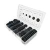 170pcs Black Rubber Grommet Firewall Hole Plug Retaining Ring Set Car Electrical Wire Gasket Kit for Valve Water Pipe Tools Set
