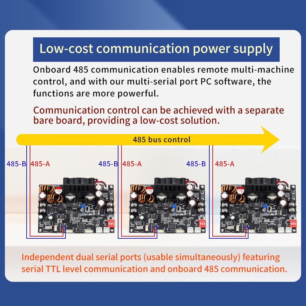 XY1617F DC DC Buck Boost Converter 1-16V 7A 111W Power Module Adjustable Voltage Regulator Regulated Laboratory Power Supply