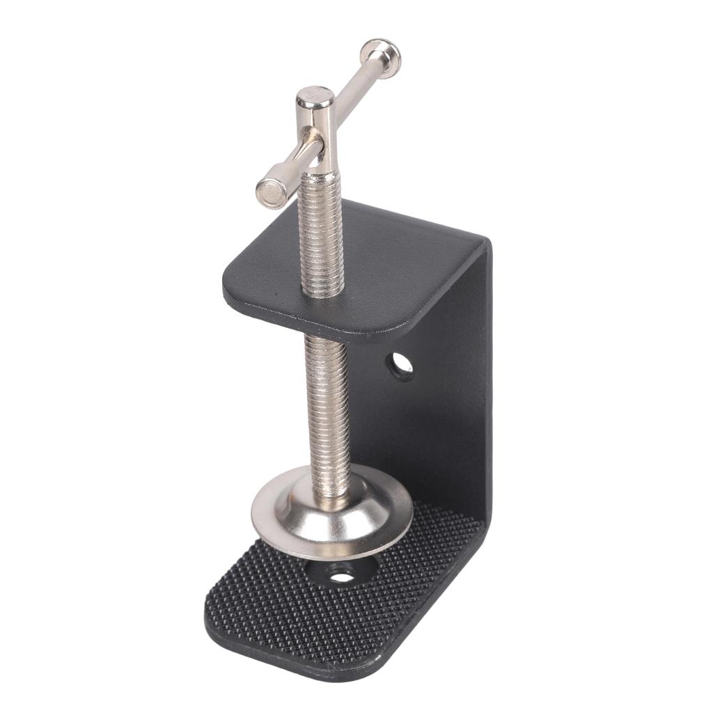 Adjustable Iron U Type Clamp Featuring Rubber Padded Jaw And Double 1/4inch Screw Holes For Photography Setups