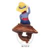 Costume Cane Cavaliere Cowboy per Animali Domestici Abbigliamento Cani Cavaliere Con Cappello, Cappello Bambola Cane Cavaliere Festa Cosplay Costume Animale Domestico