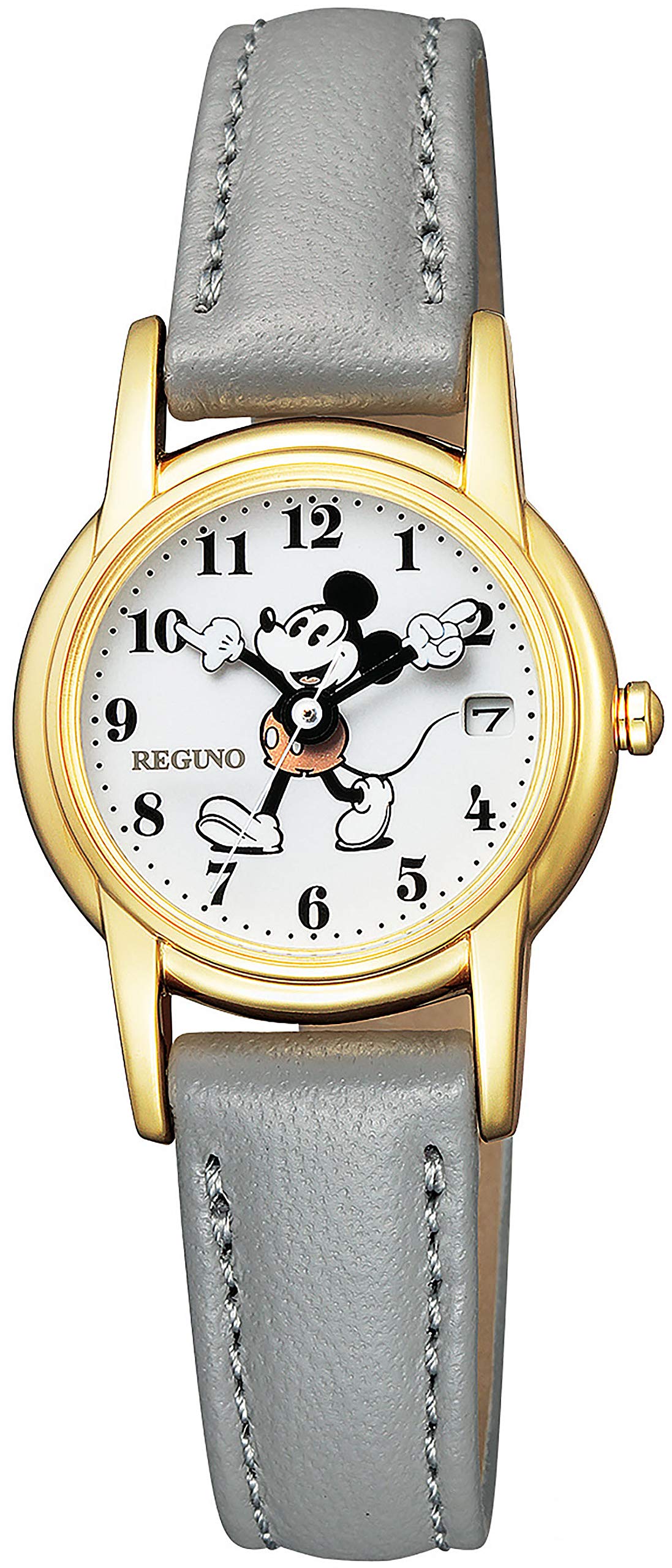 

Наручные часы REGNO Solar Tech Коллекция Disney Модель Серая [CITIZEN] Микки Маус KP7-126-10 Женские
