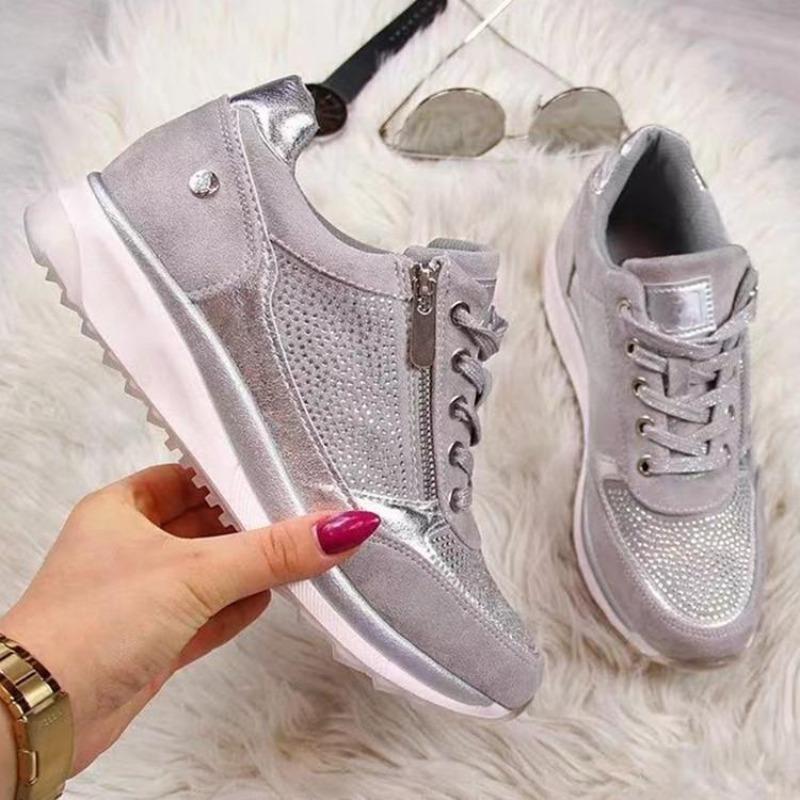 Übergröße Damen Einzelschuhe Vier Jahreszeiten Sportschuhe Koreanische Version Trendige Mode Damen Einzelschuhe