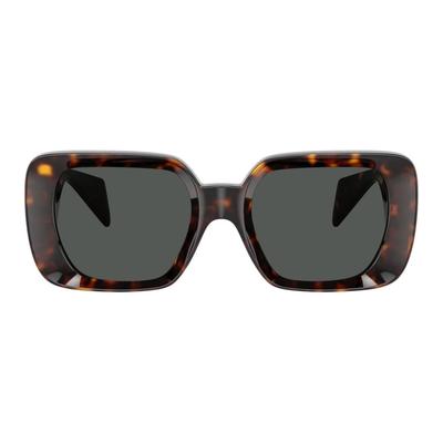Brand Logo Injection Square Sunglasses Women's Tortoise 17217983 VE4473U 108/8754-Tortoiseshell 54