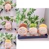 Cute Plush Pancake Food Doll Keychain Soft Pp Cotton Adorable Pendant Accessory
