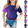 Children's Fashion Casual Short Sleeve Easter Bunny Printed Round Neck Short Sleeve T-Shirt Top