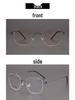 Linde Ultra-Light Esben Irregular Polygonal Anti-Blue Light Myopia Glasses Frame