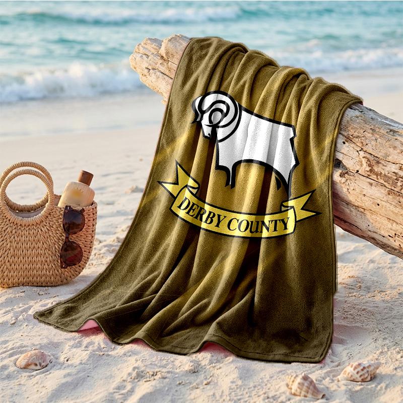 Derby County Thema Strandtuch Weich Schnell?Trockenes Handtuch für den Sommerstrandurlaub beim Schwimmen