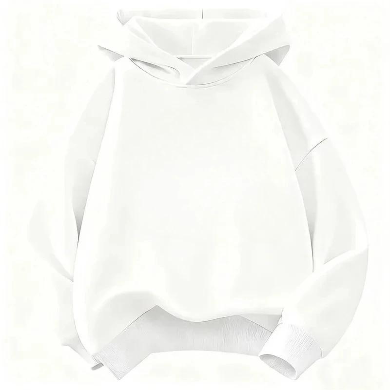 Klassischer Herbst-Winter Trendiger Bequemer Kinder-Kapuzenpullover. Frühlings-Kapuzenpullover für Jungen und Mädchen, lässig, einfarbig.