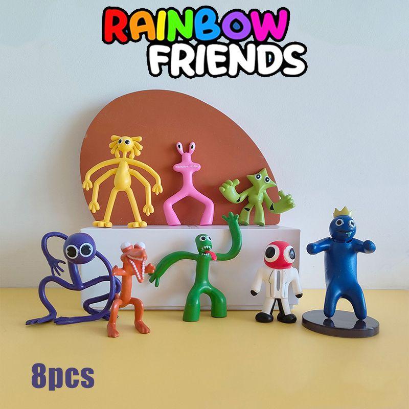 Colorful Roblox Rainbow Friends Figure Toy Set For Kids 8pcs Model Decoration Dolls
