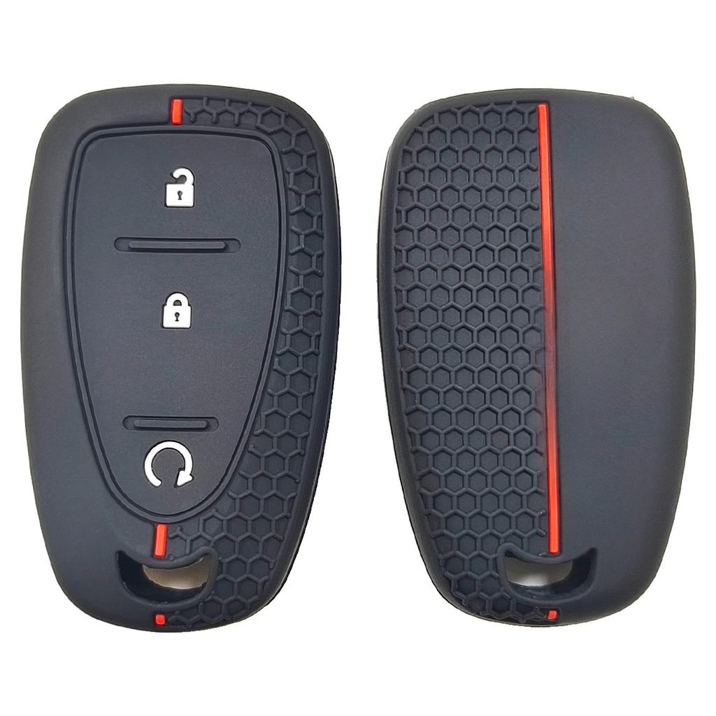 Silicone Car Key Case Holder Shell Soft Remote Cover Protector for Chevrolet Cruze Aveo Malibu Cruze Spark Sail Flip Key Bag Set