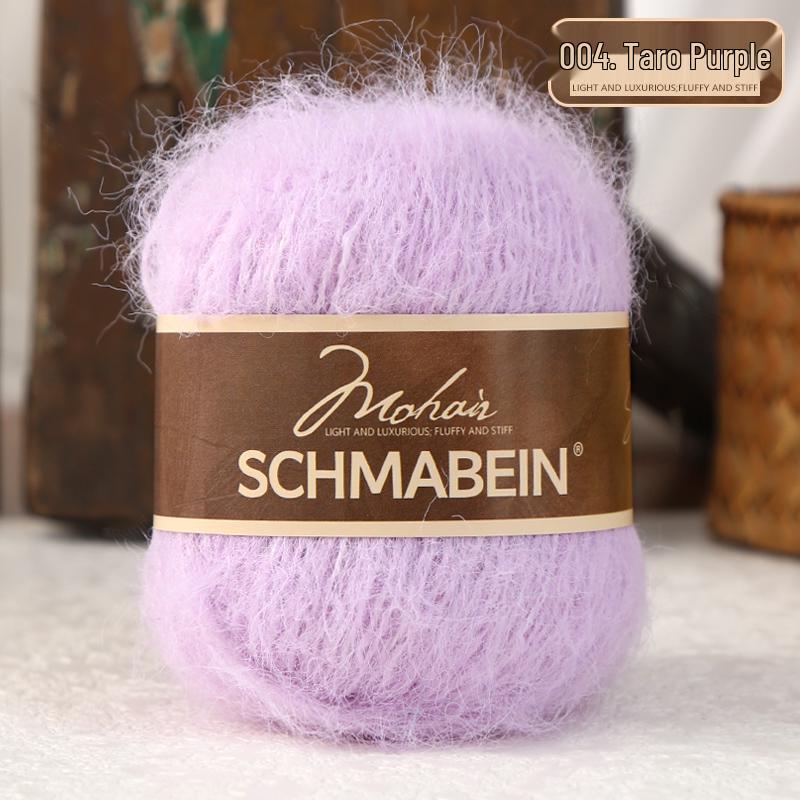 Garnset aus langhaarigem Alpaka-Mohair zum Handstricken von Puppen, Schals und Mützen