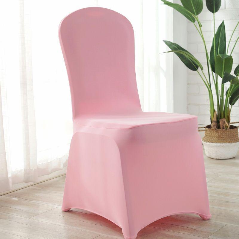 Universal Stretch Chair Cover - Solid Color, Thickened for Hotel, Restaurant, Wedding, Banquet