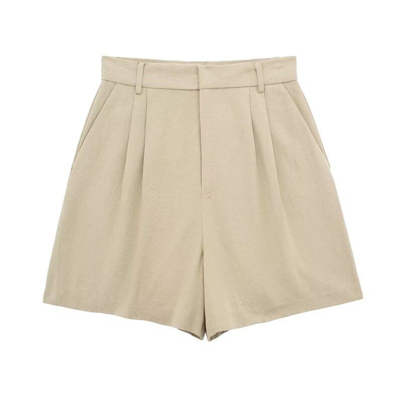 Fashion Style 2024 Summer New Arrival Women's Clothing Elegant Versatile Split Vest Jacket High Waist Shorts 5320767