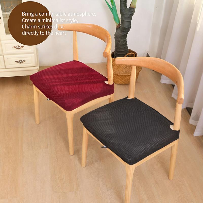 Fashion Modern Simple Solid Color Stretchy Chair Cover Chair Covers Washable Removable Din