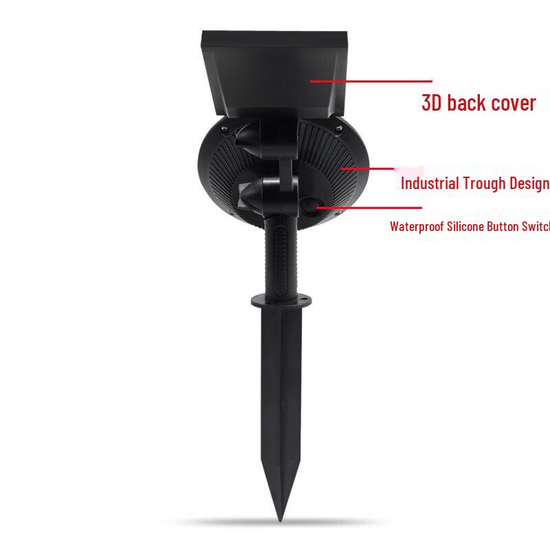 Solar 9-LED Garden Spotlight