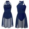 Abito da ballo per balletto da donna Ginnastica per adulti Danza lirica contemporanea Costumi da ballerina Abbigliamento Abito da body per spettacoli teatrali