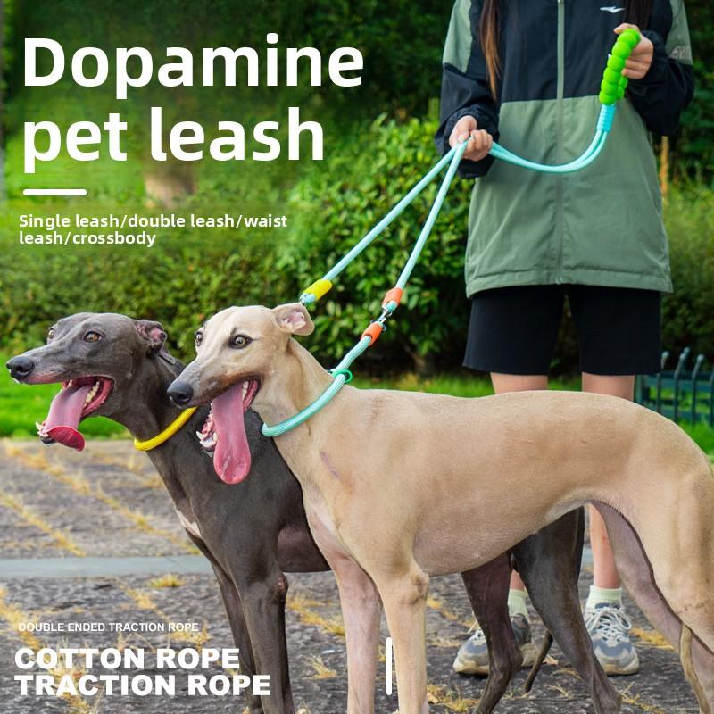 A Universal Leash for Large Dogs That Prevents Them From Breaking Free and Does Not Strangle Their Necks. It's A Versatile Dog Walking Tool