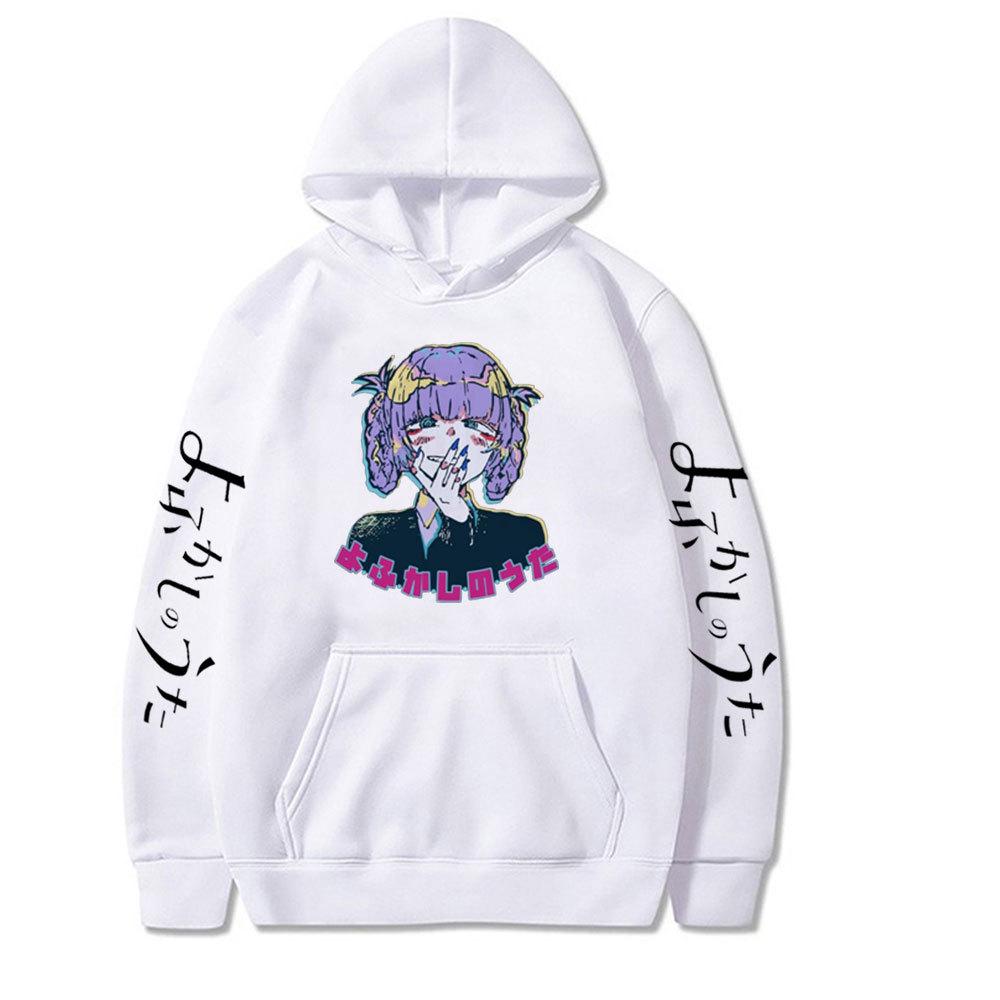 2023 Autumn-Winter Anime Fashion Unisex Hooded Pullover Sweatshirt - Cartoon Style, Plus Size